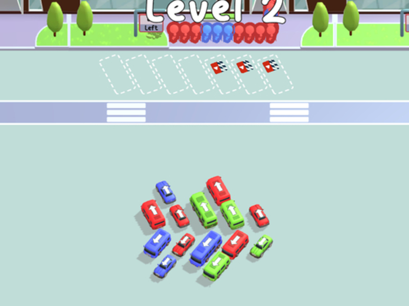 Spel Buss mania bilparkeringssylt på nätet