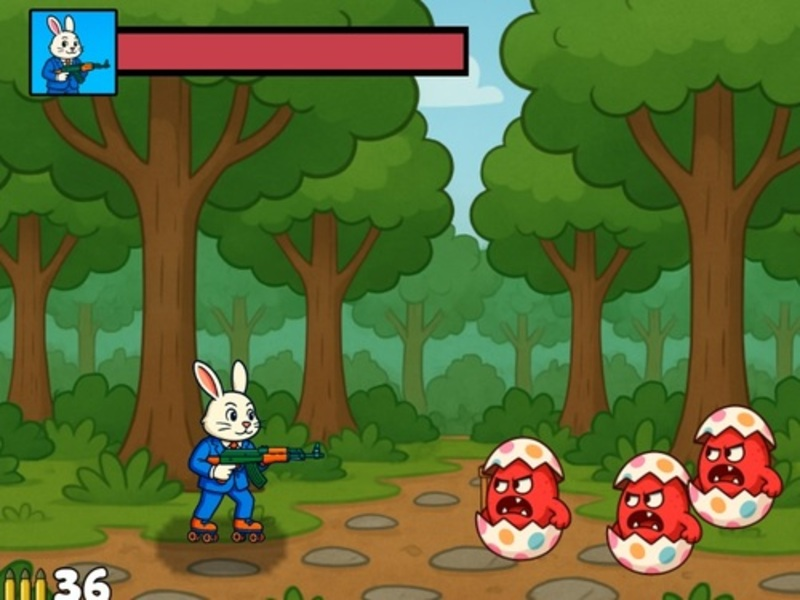 Spel Monster av påskägg på nätet