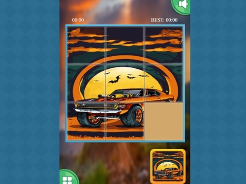 Spel Monster Truck glidande pussel på nätet