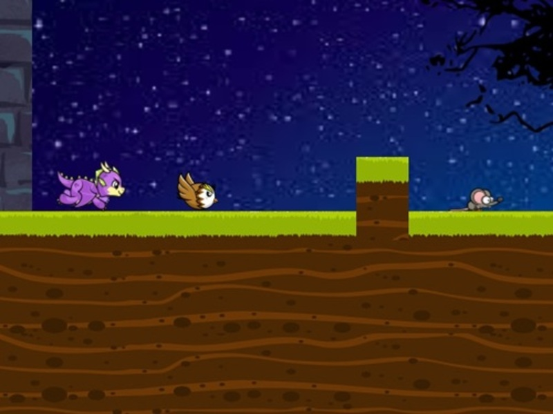 Spel Möss jagar 2Player på nätet