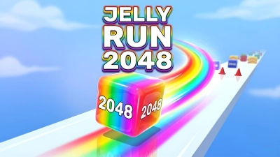 Spel Jelly Run 2048 på nätet